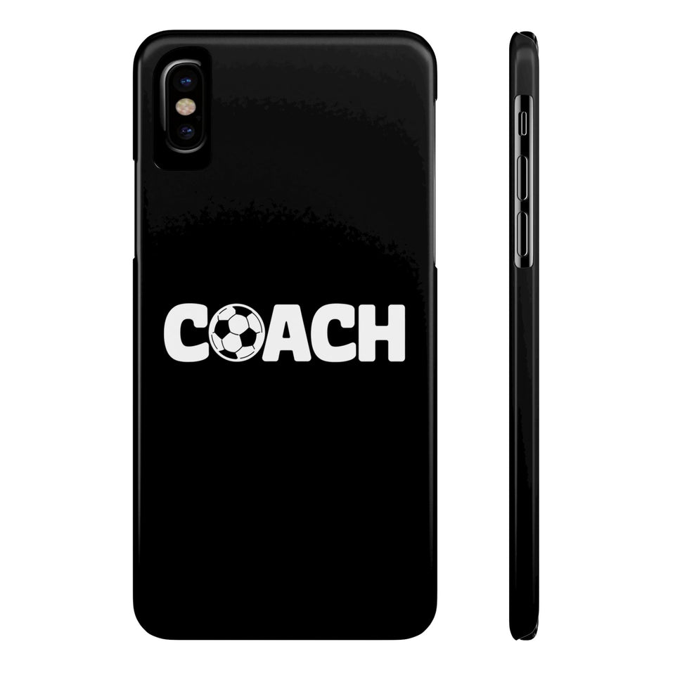 Premium Soccer Coach iPhone Case | Soccer Coach Gifts Slim Phone Cases