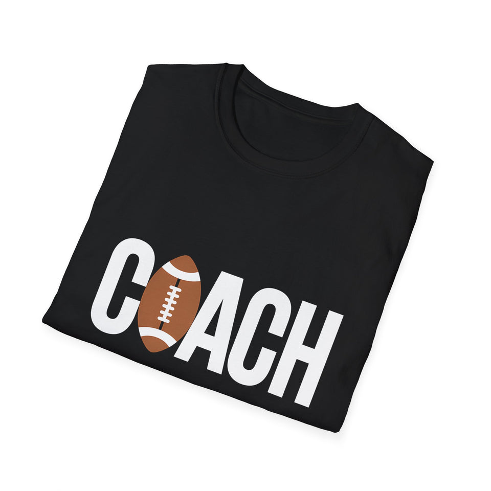 Football Coach T-Shirt for Sports Enthusiasts