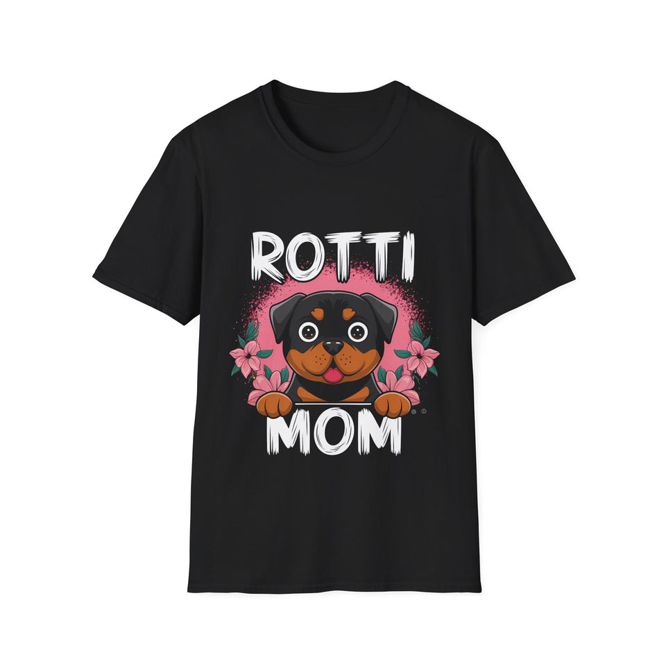 Rottie Mom Rottweiler Dog Mama Mom Unisex T-Shirt