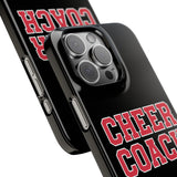 Premium Cheer Coach iPhone Case | Cheer Coach Gifts Slim Phone Cases Premium Cheer Coach iPhone Case | Cheer Coach Gifts Slim Phone Cases