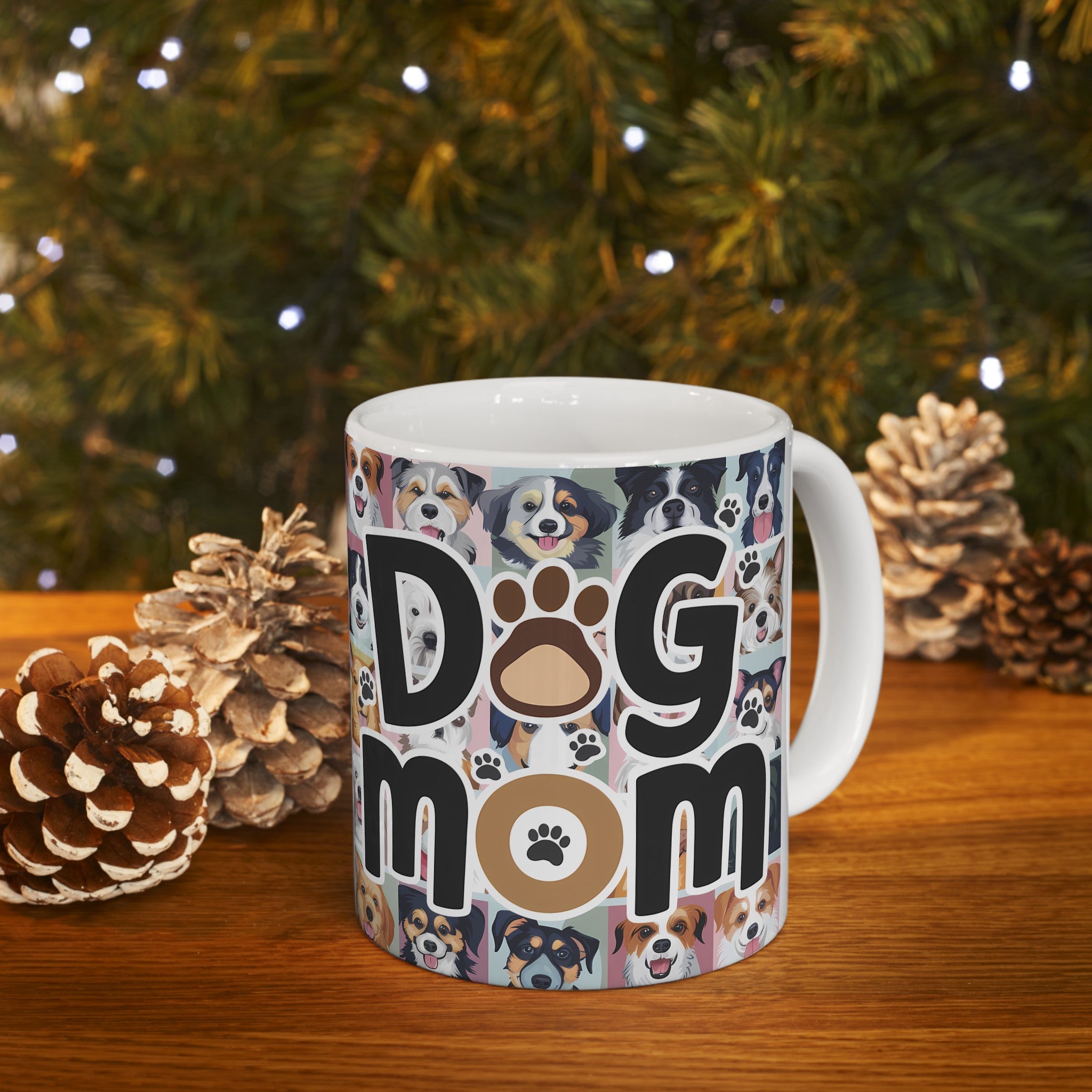Dog Mom Mug | Dog Mom Gift | Dog Mom Coffee Mug | Dog Mom Presents Mug 11oz 2