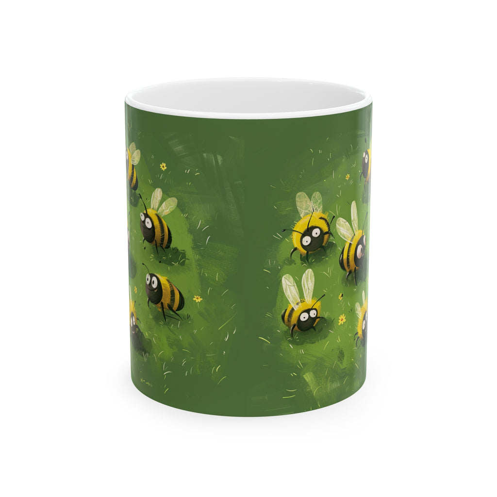 Bee Mug  | Bee Gifts | Bee Presents | Happy Bees Ceramic Mug 11oz