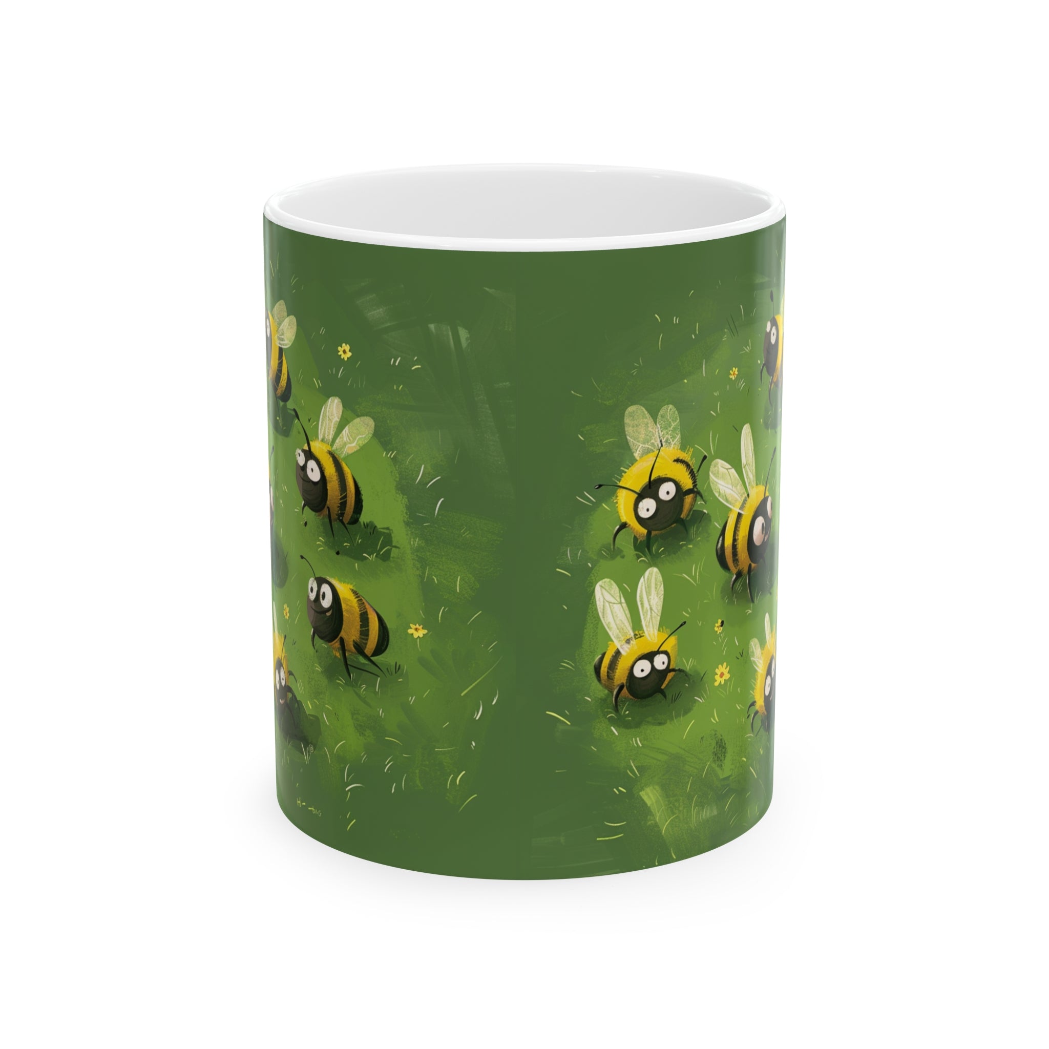 Bee Mug  | Bee Gifts | Bee Presents | Happy Bees Ceramic Mug 11oz