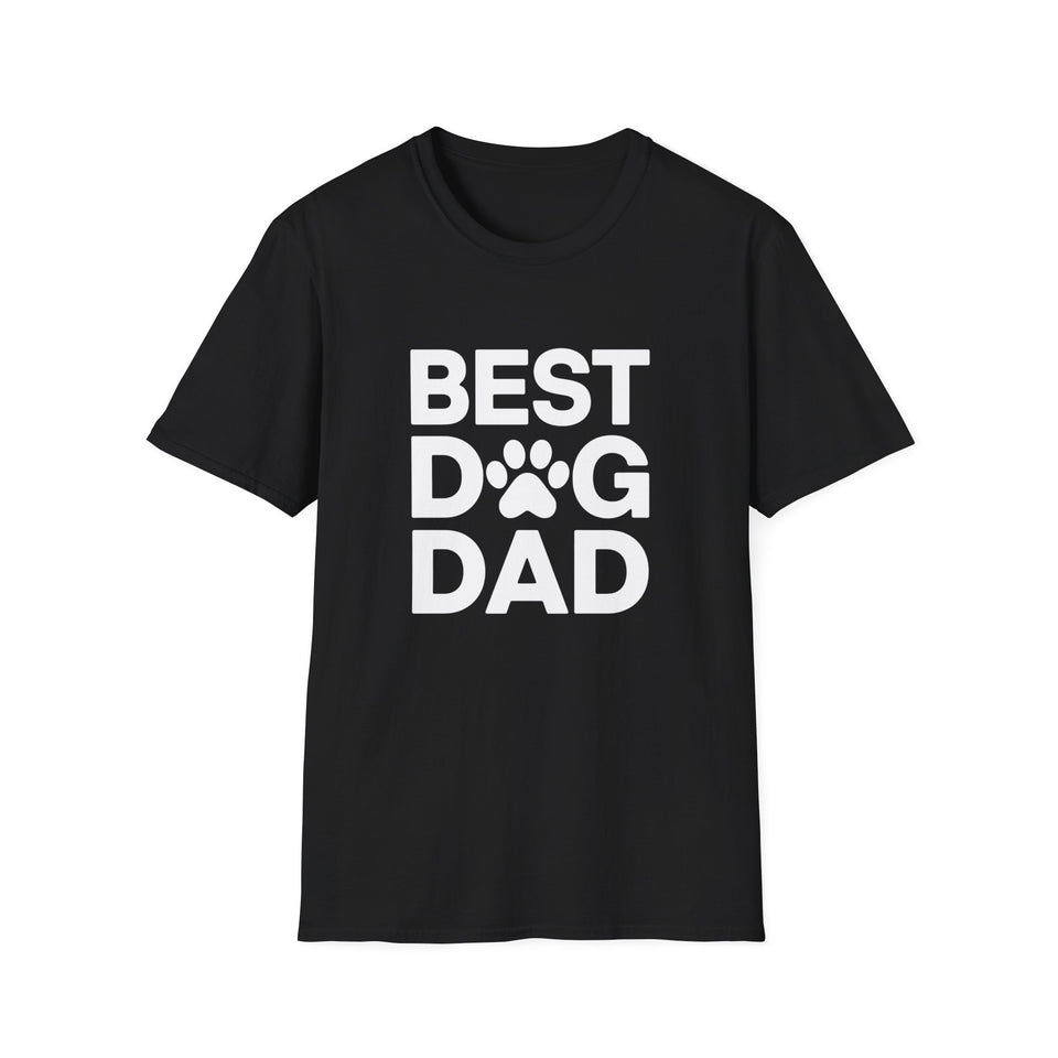 Best Dog Dad T-Shirt - Dog Dad Graphic Tee