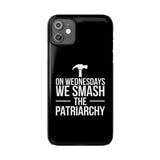 Premium On Wednesdays We Smash The Patriarchy iPhone Case | Feminist Gifts Slim Phone Cases Premium On Wednesdays We Smash The Patriarchy iPhone Case | Feminist Gifts Slim Phone Cases