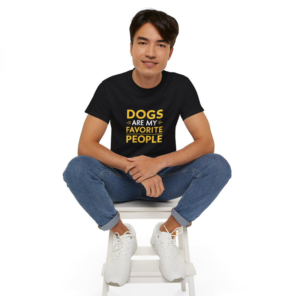 Dogs Are My Favorite People Dog Shirt | Dog Gift | Dog Merchandise | Dog Gifts | Dog Presents Unisex Dog Shirts 3