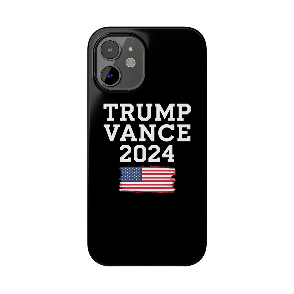 Premium Trump Vance 2024 iPhone Case | Donald Trump Gifts Slim Phone Cases
