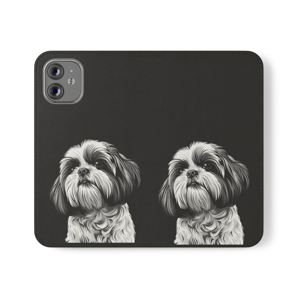 Shih Tzu Phone Case | Shih Tzu Wallet Phone Case | IPhone & Samsung Galaxy Shih Tzu Flip Cases