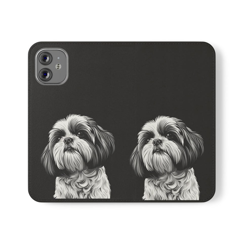 Shih Tzu Phone Case | Shih Tzu Wallet Phone Case | IPhone & Samsung Galaxy Shih Tzu Flip Cases