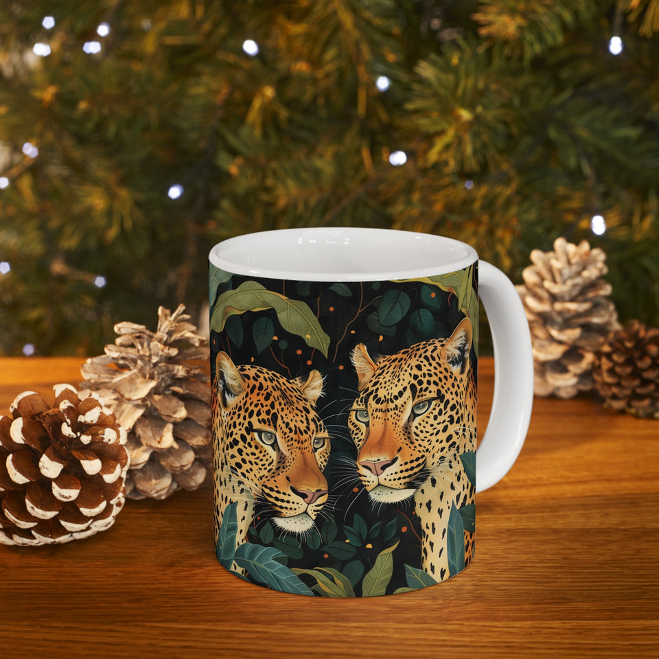 Leopard Mug | Leopard Gifts For Leopard Lovers | Leopard Presents | Leopard Ceramic Mug 11oz