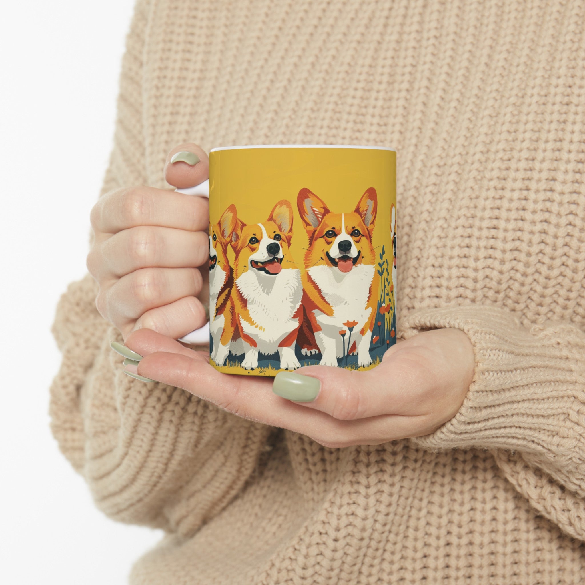 Corgi Mug Group | Corgi Gift | Corgi Coffee Mug | Corgi Presents Mug 11oz