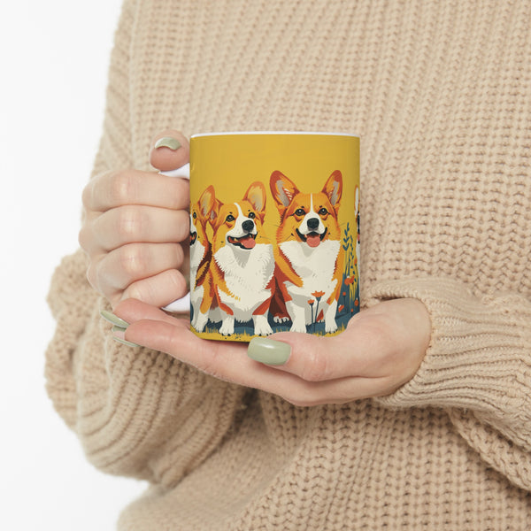 Corgi Mug Group | Corgi Gift | Corgi Coffee Mug | Corgi Presents Mug 11oz