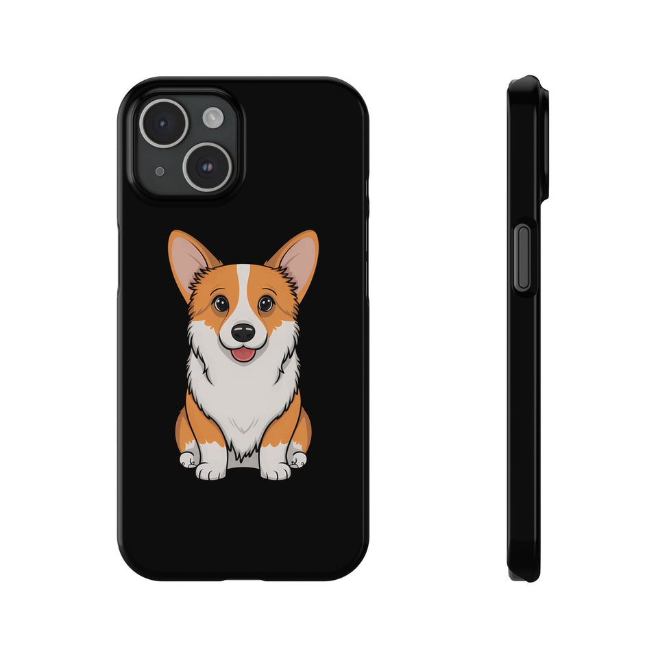 Cute Corgi Slim iPhone Case | Corgi Gift iPhone Case