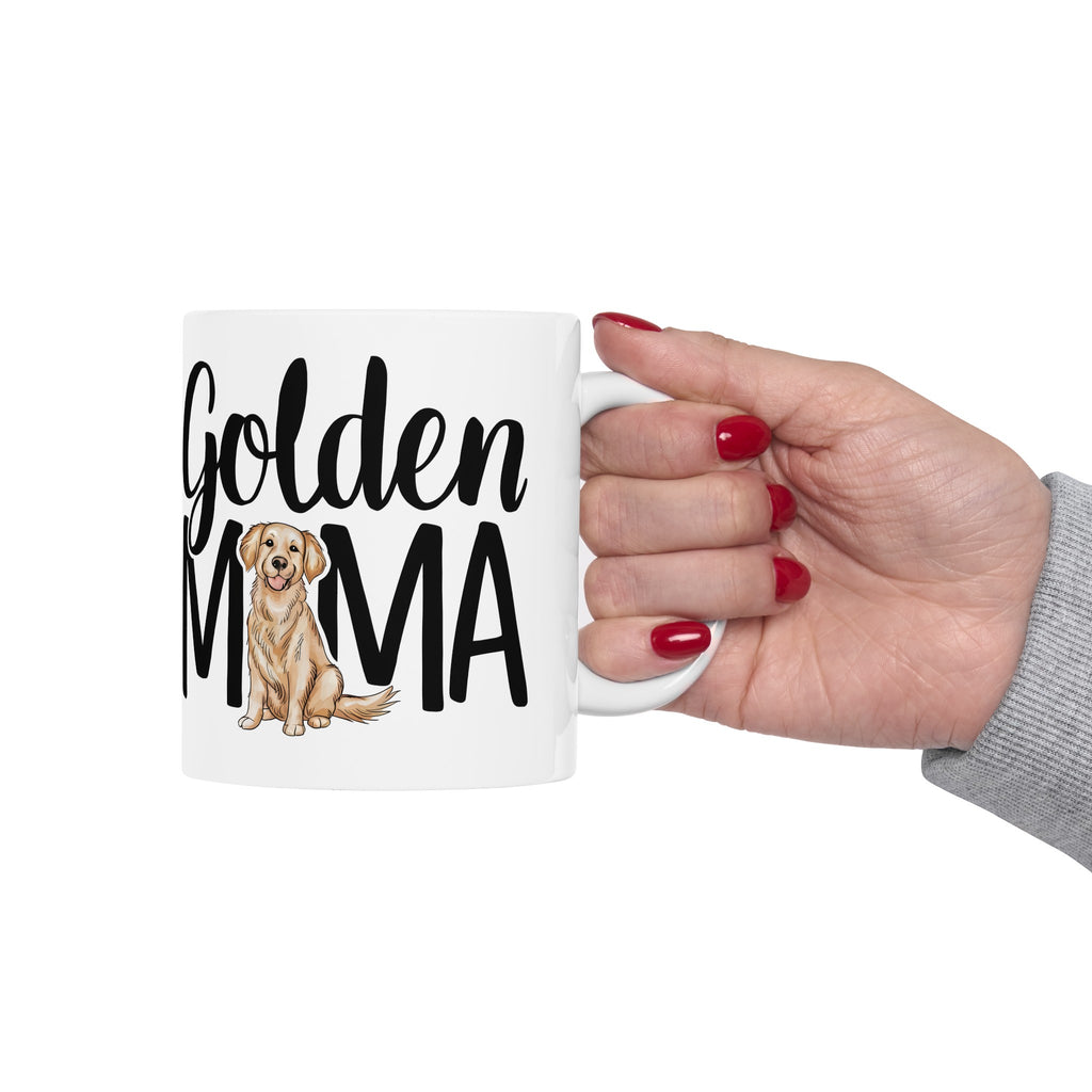 Golden Mama Mug Golden Retriever Gift | Golden Retriever Coffee Mug | Golden Retriever Gift Ideas Mug 11oz