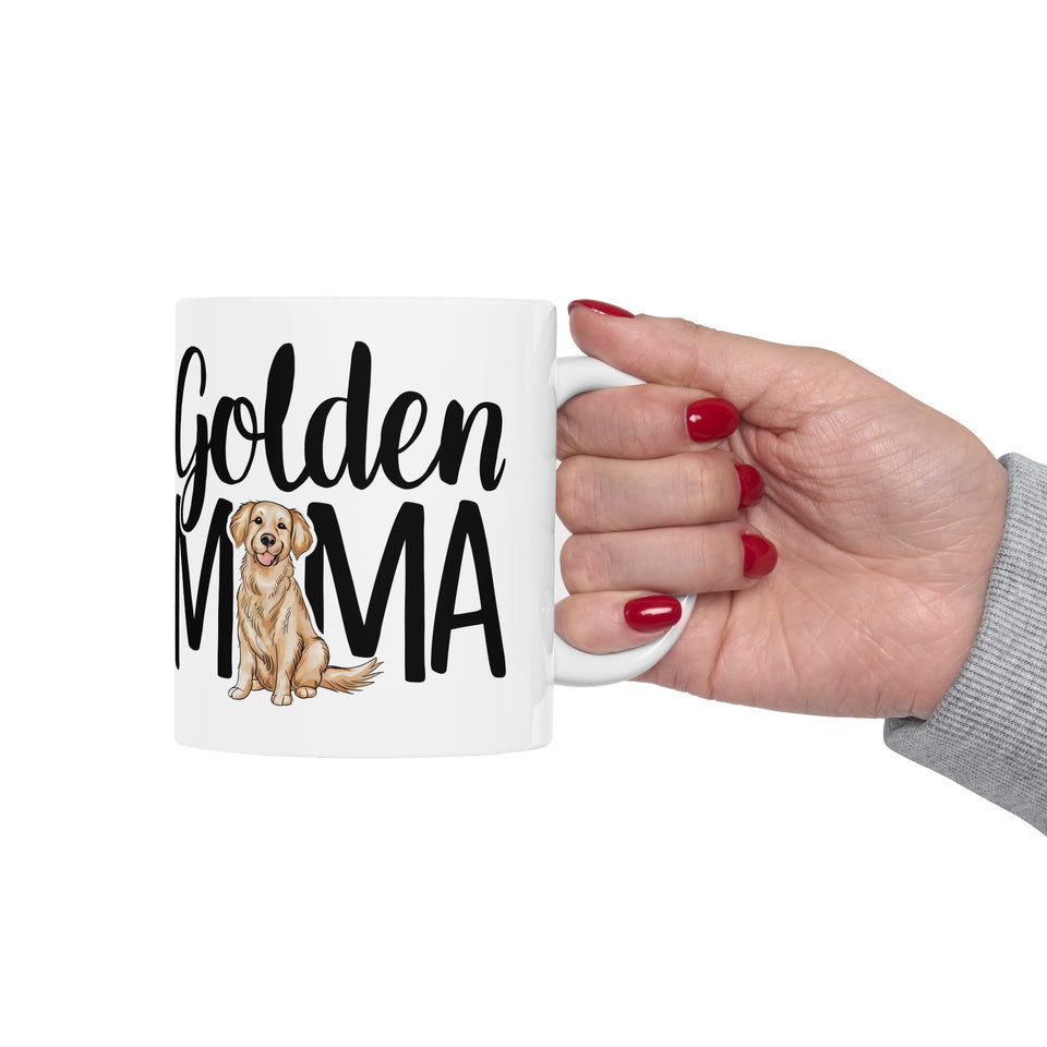 Golden Mama Mug Golden Retriever Gift | Golden Retriever Coffee Mug | Golden Retriever Gift Ideas Mug 11oz