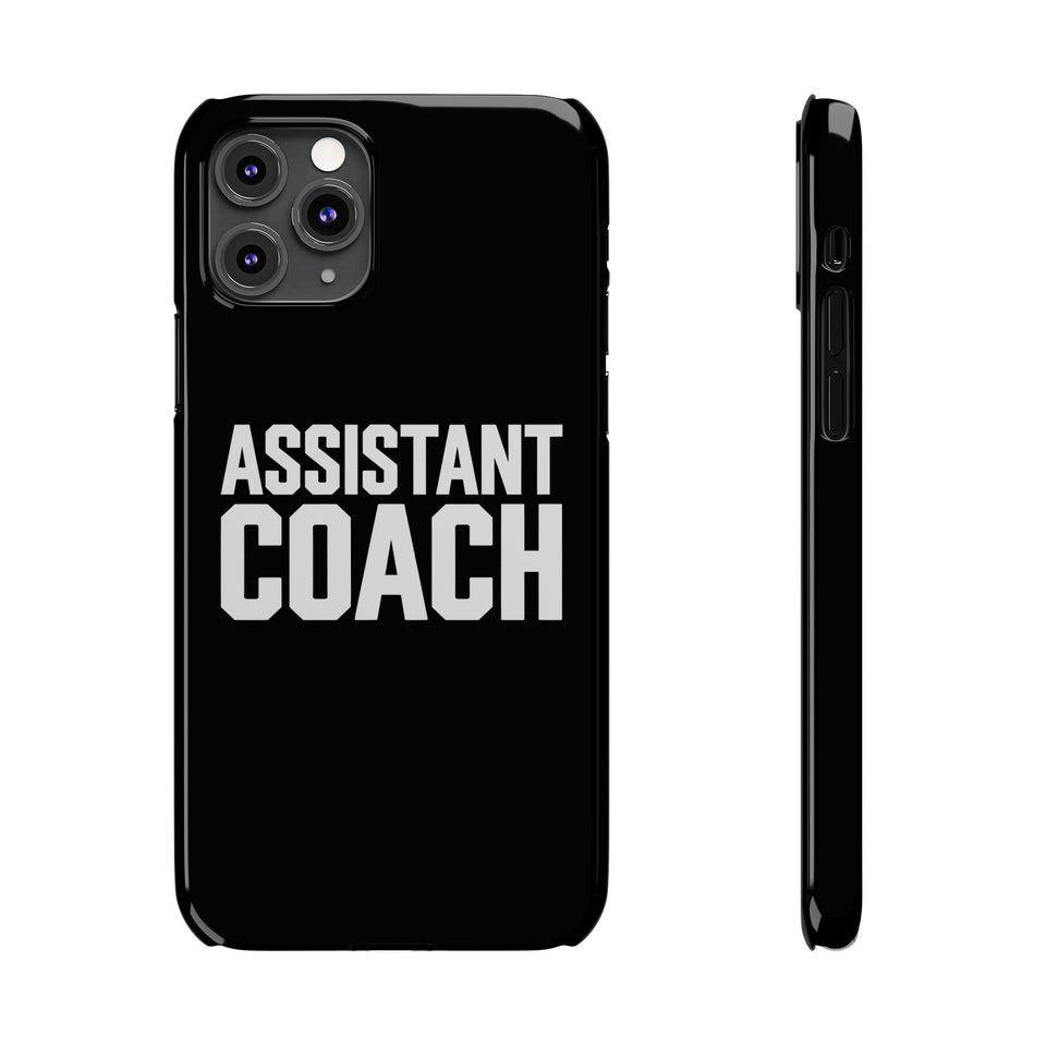Premium Assistant Coach iPhone Case | Assistant Coach Gifts Slim Phone Cases