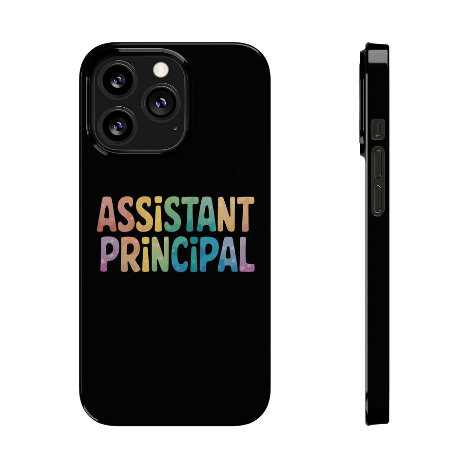 Premium Assistant Principal iPhone Case | Cute Assistant Principal Gifts Slim Phone Cases