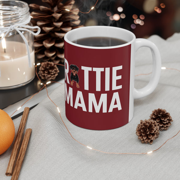 Rottie Mama Rottweiler Mug | Rottweiler Gifts | Gifts For Rottweiler Ceramic Mug 11oz