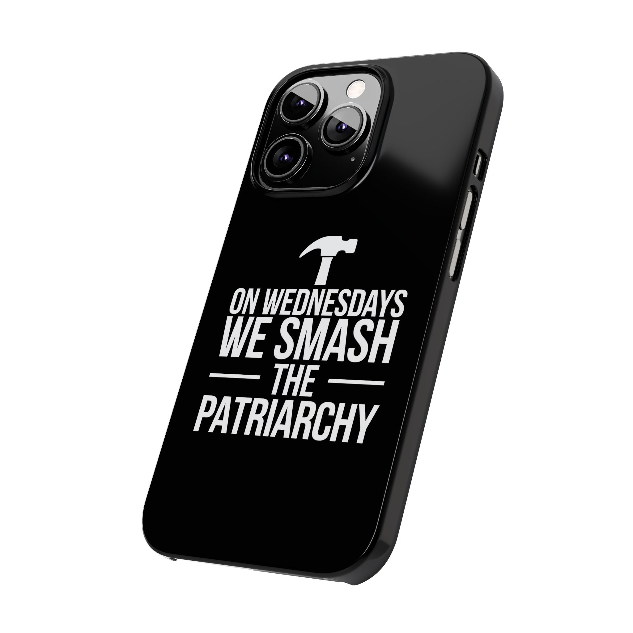 Premium On Wednesdays We Smash The Patriarchy iPhone Case | Feminist Gifts Slim Phone Cases