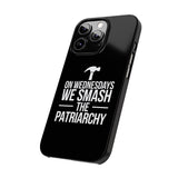 Premium On Wednesdays We Smash The Patriarchy iPhone Case | Feminist Gifts Slim Phone Cases Premium On Wednesdays We Smash The Patriarchy iPhone Case | Feminist Gifts Slim Phone Cases