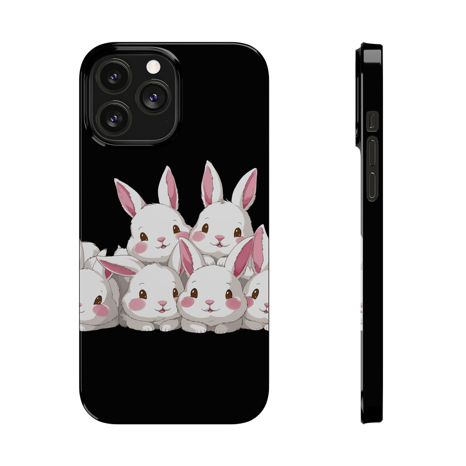 Premium Cute Rabbit iPhone Case | Rabbit Gifts Slim Phone Cases