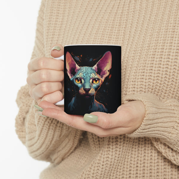 sphynx cat gifts, sphynx cat mug, hairless cat gifts,  gifts for sphynx cat lovers, hairless cat mug, sphynx cat coffee mug