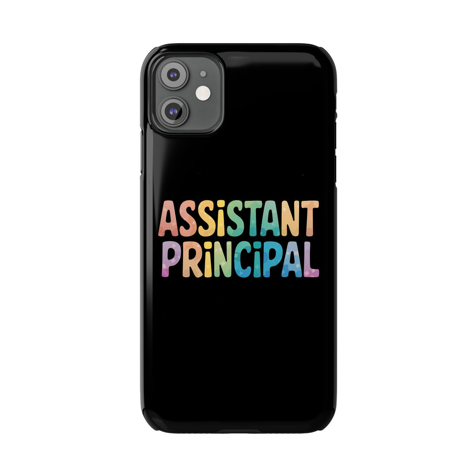 Premium Assistant Principal iPhone Case | Cute Assistant Principal Gifts Slim Phone Cases
