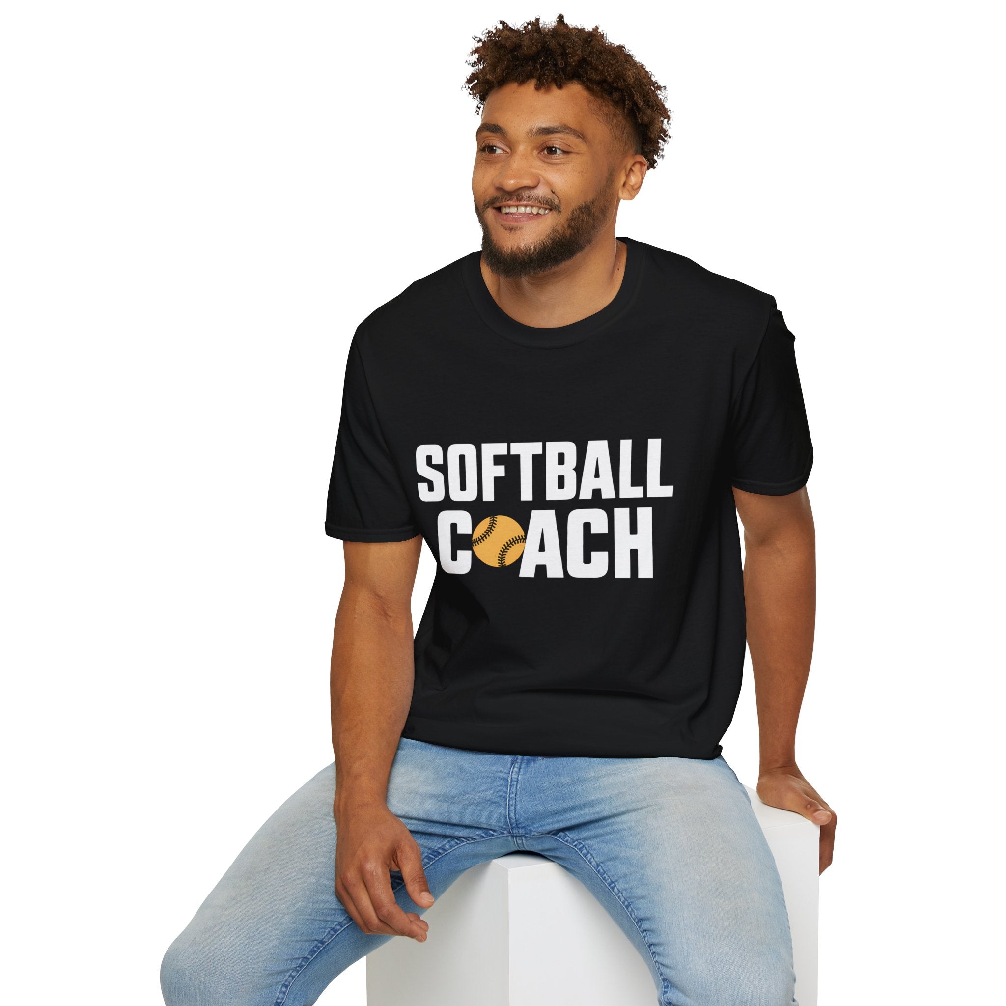 Softball Coach T-Shirt - Gift for Sports Coaches and Softball Players