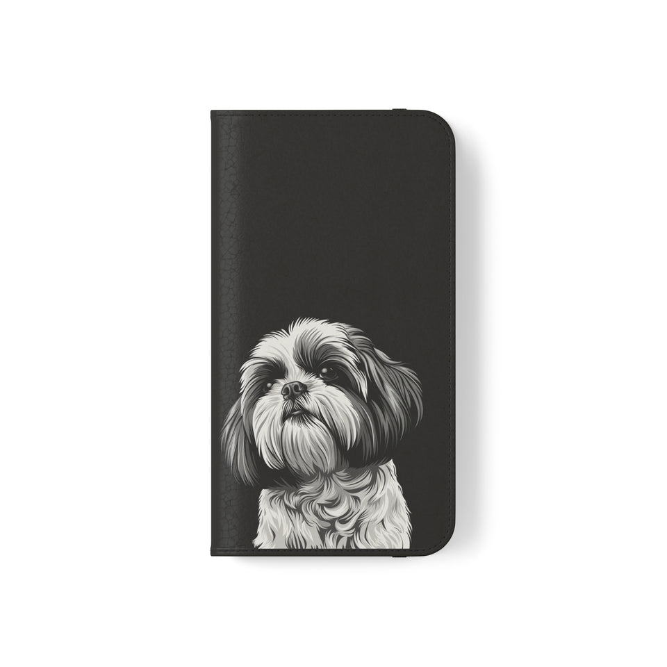 Shih Tzu Phone Case | Shih Tzu Wallet Phone Case | IPhone & Samsung Galaxy Shih Tzu Flip Cases