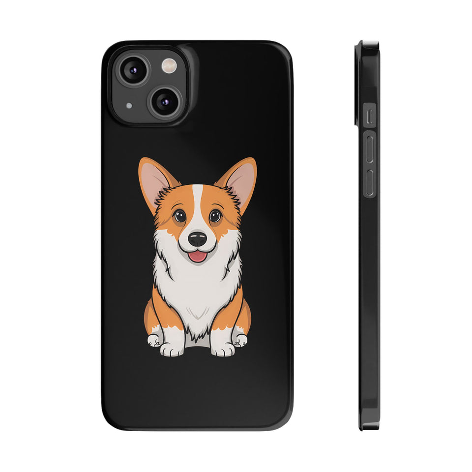 Cute Corgi Slim iPhone Case | Corgi Gift iPhone Case