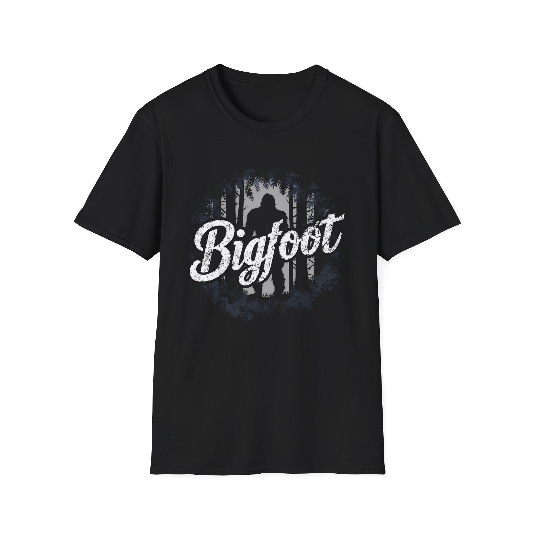 Bigfoot Shirt | Sasquatch Bigfoot T Shirt | Bigfoot In Forest Tee Shirt | Sasquatch Bigfoot Unisex T-Shirt 2 Main image