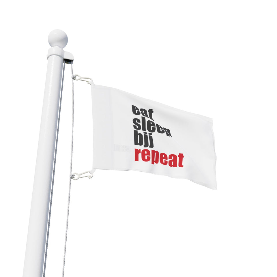 Brazilian Jiu Jitsu Eat Sleep BJJ Repeat Flag Banner | BJJ Flag
