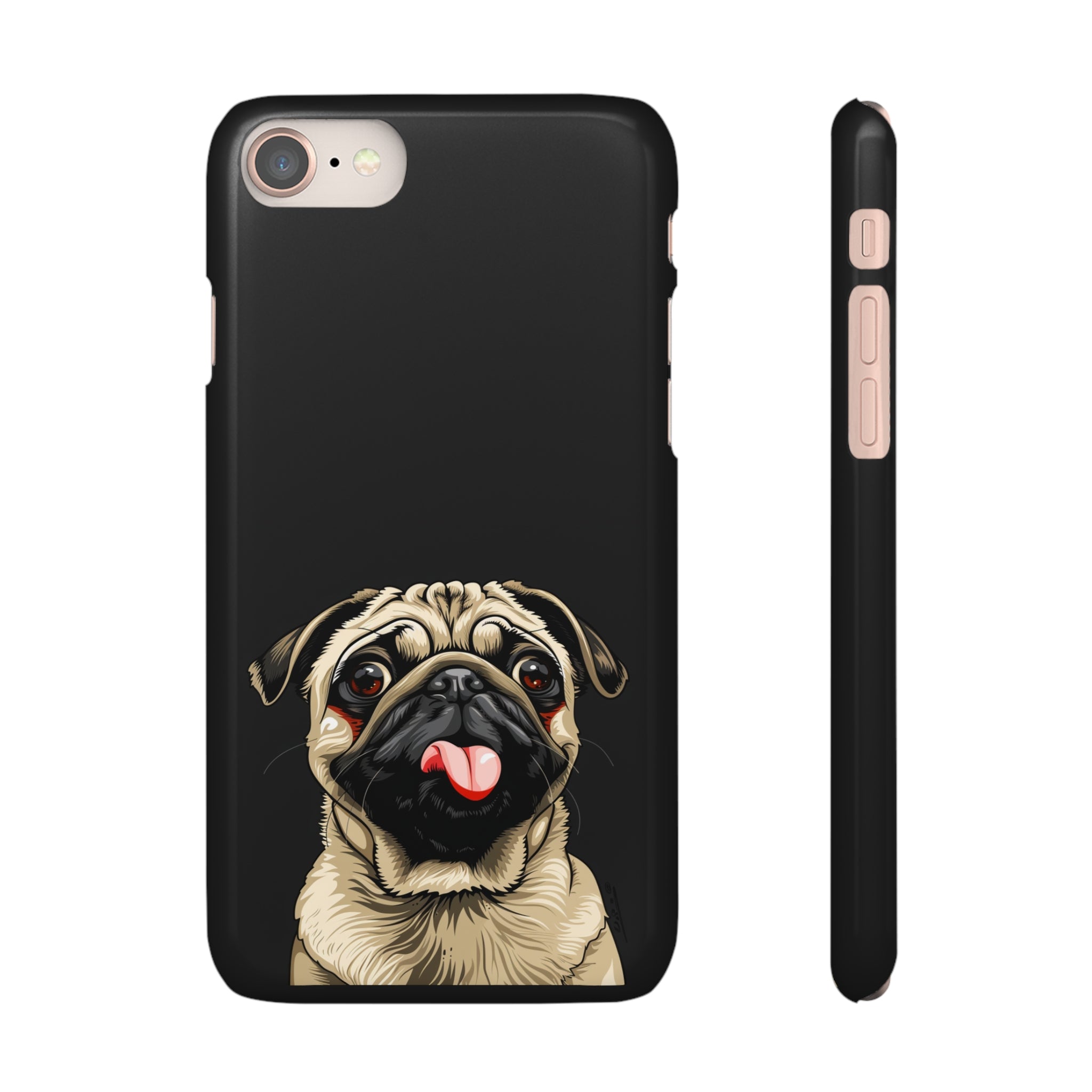 Pug Phone Case | I Love My Pug Phone Case | Pug iPhone & Samsung Galaxy Snap Cases Secondary image