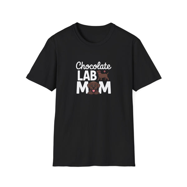 Chocolate Lab Mom T-Shirt - Chocolate Labrador Shirt