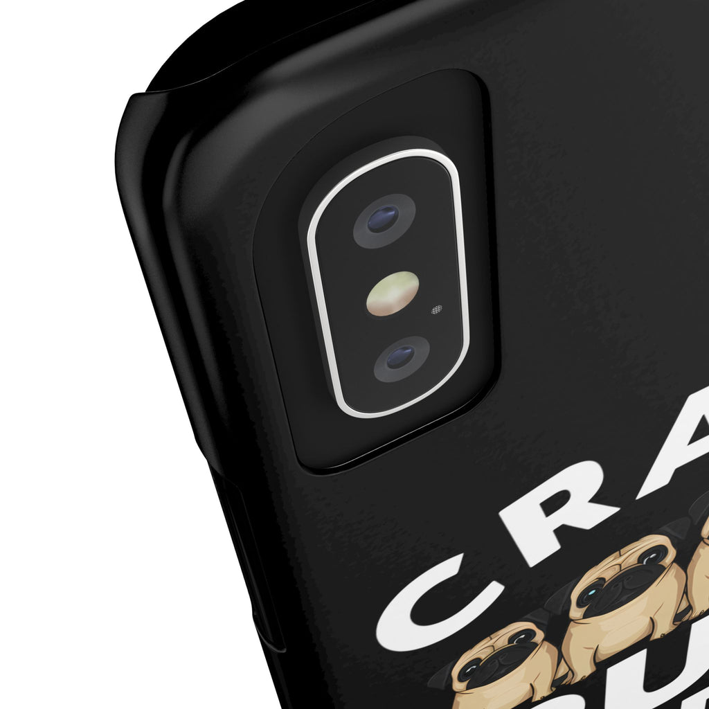 Premium Crazy Pug Lady iPhone Case | Cute Pug Gifts Slim Phone Cases
