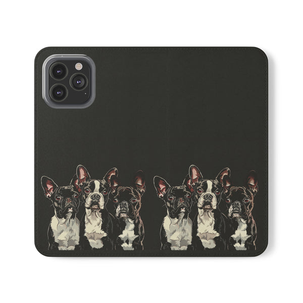 Boston Terrier Phone Case | Boston Terrier Wallet Phone Case | IPhone & Samsung Galaxy Boston Terrier Flip Cases