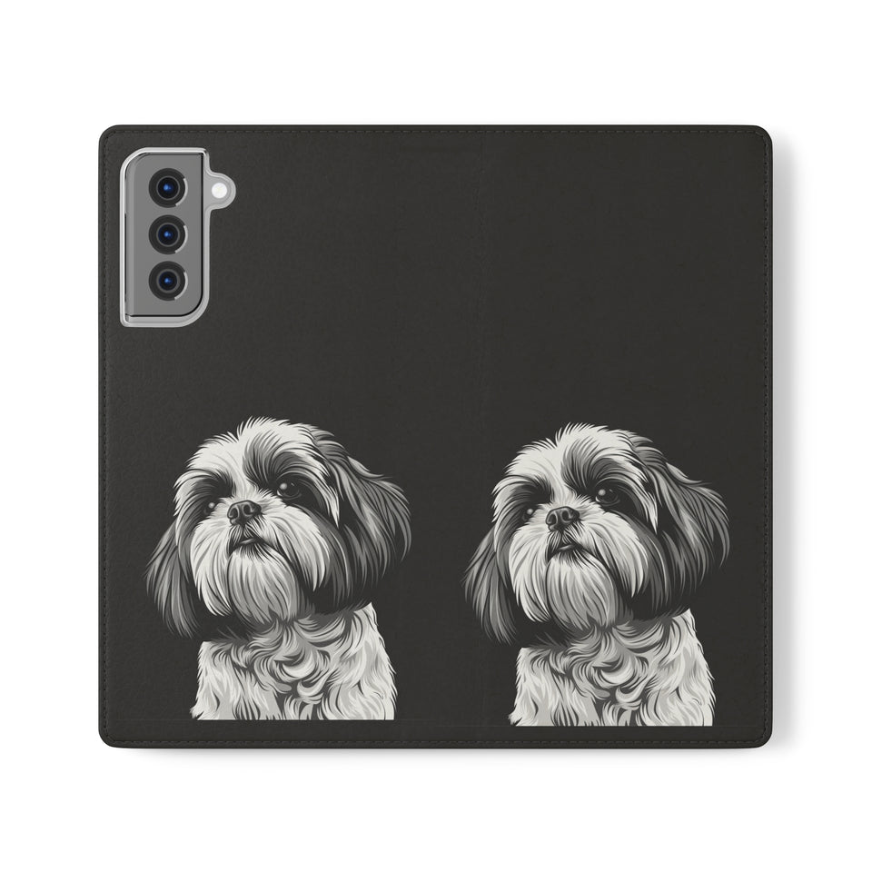 Shih Tzu Phone Case | Shih Tzu Wallet Phone Case | IPhone & Samsung Galaxy Shih Tzu Flip Cases