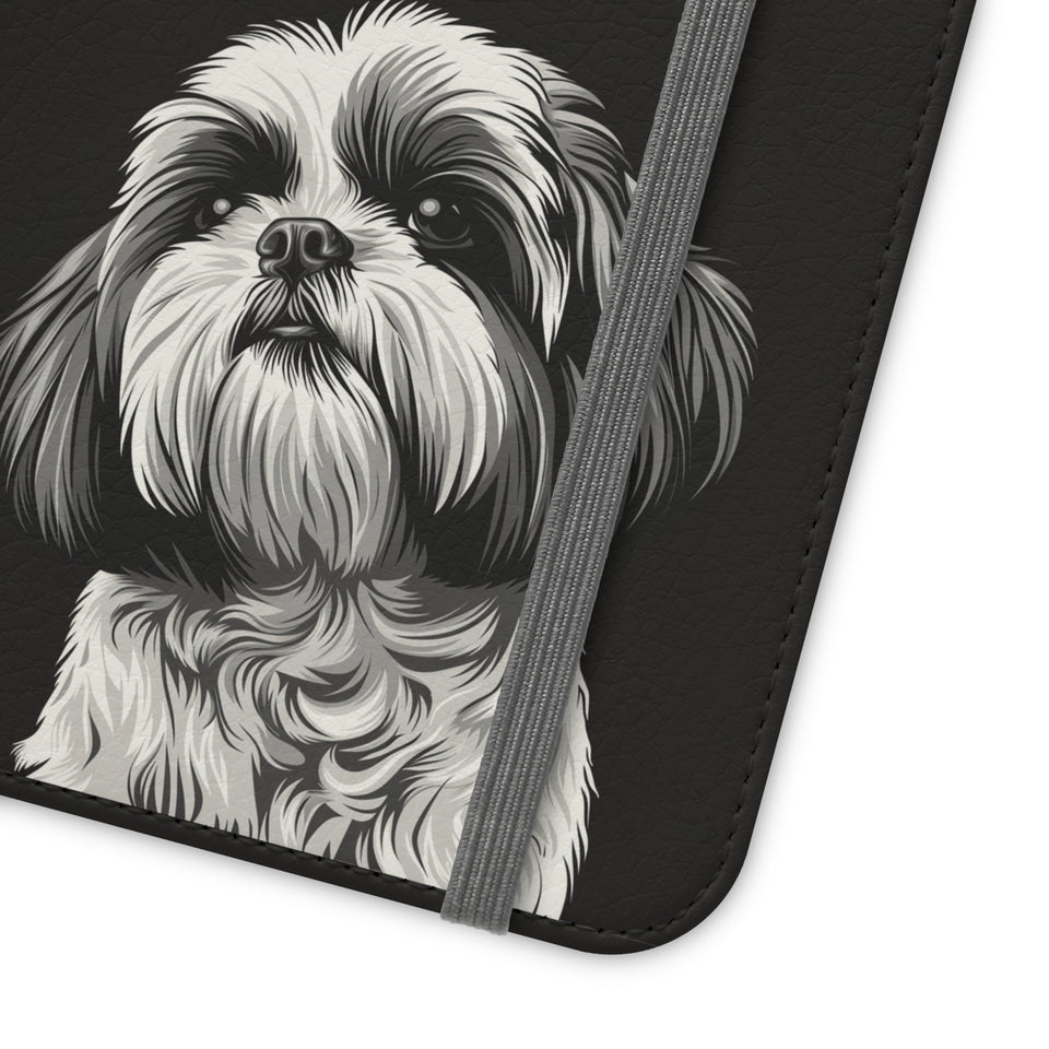 Shih Tzu Phone Case | Shih Tzu Wallet Phone Case | IPhone & Samsung Galaxy Shih Tzu Flip Cases