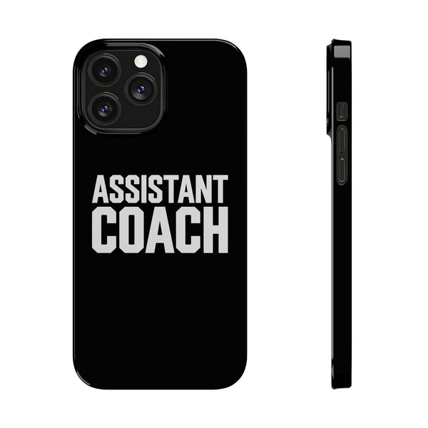 Premium Assistant Coach iPhone Case | Assistant Coach Gifts Slim Phone Cases