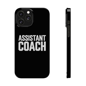 Premium Assistant Coach iPhone Case | Assistant Coach Gifts Slim Phone Cases Premium Assistant Coach iPhone Case | Assistant Coach Gifts Slim Phone Cases
