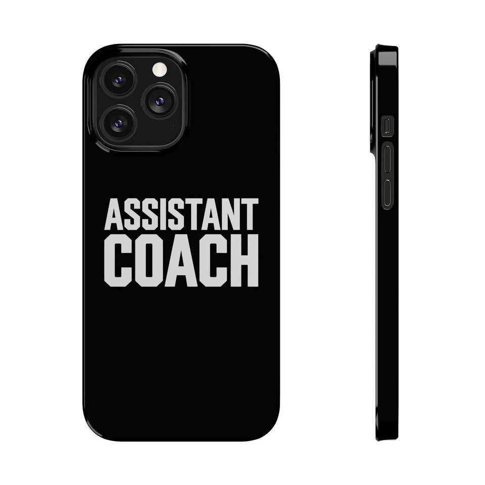 Premium Assistant Coach iPhone Case | Assistant Coach Gifts Slim Phone Cases