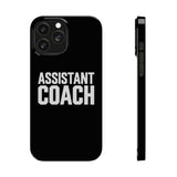 Premium Assistant Coach iPhone Case | Assistant Coach Gifts Slim Phone Cases Premium Assistant Coach iPhone Case | Assistant Coach Gifts Slim Phone Cases