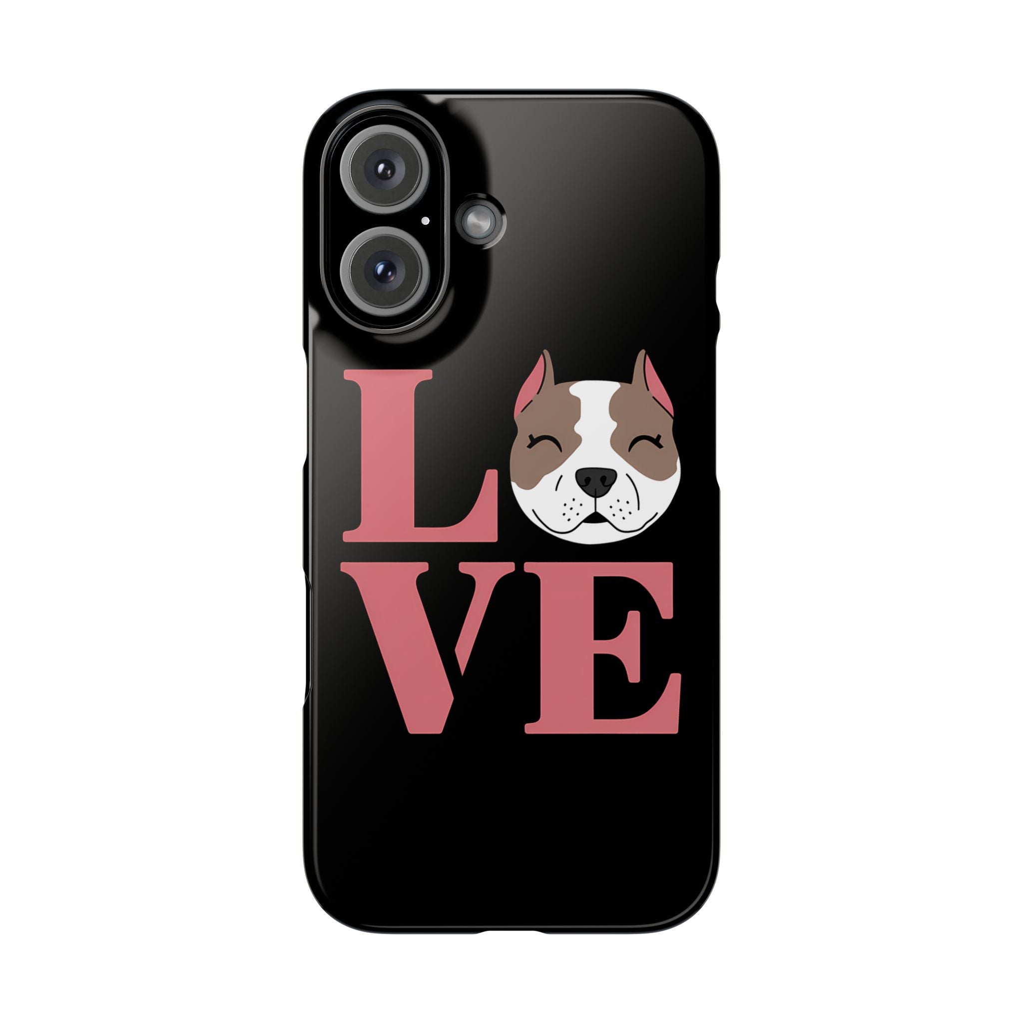 Premium Love Pitbulls iPhone Case | Pitbull Gifts Slim Phone Cases