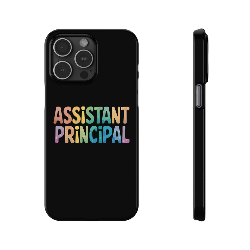 Premium Assistant Principal iPhone Case | Cute Assistant Principal Gifts Slim Phone Cases