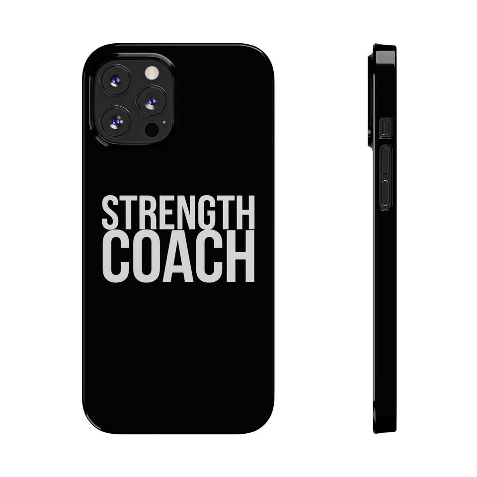 Premium Strength Coach iPhone Case | Strength Coach Gifts Slim Phone Cases