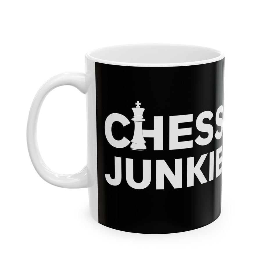 Chess Junkie Mug 2 | Chess Gift | Chess Coffee Mug | Chess Gift Ideas Mug 11oz