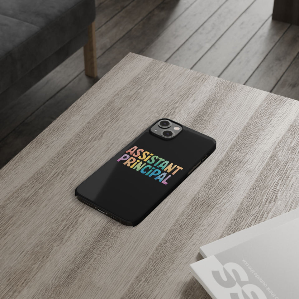 Premium Assistant Principal iPhone Case | Cute Assistant Principal Gifts Slim Phone Cases