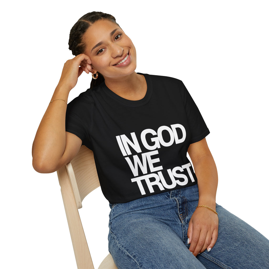 "In God We Trust" T-Shirt — Patriotic Faith Graphic Tee