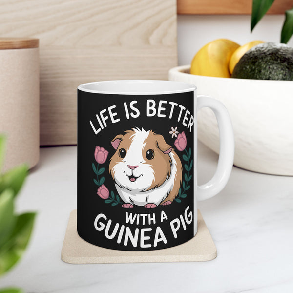 Guinea Pig Mug - Life Is Better With A Cute Guinea Pig Mug 2