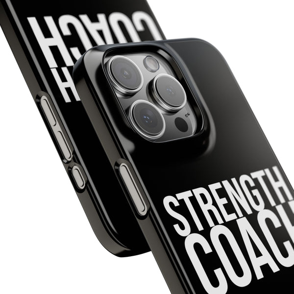 Premium Strength Coach iPhone Case | Strength Coach Gifts Slim Phone Cases